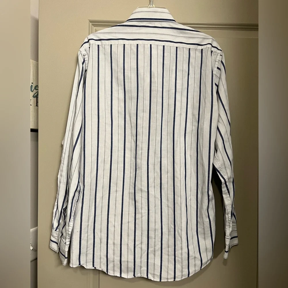 Mens Yves Saint Laurent Vintage Button-up Shirt Size 16 34-35 - Picture 5 of 7